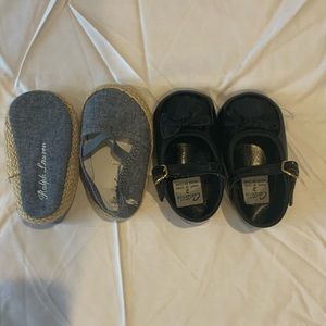 2 adorable pairs of size 2 shoes